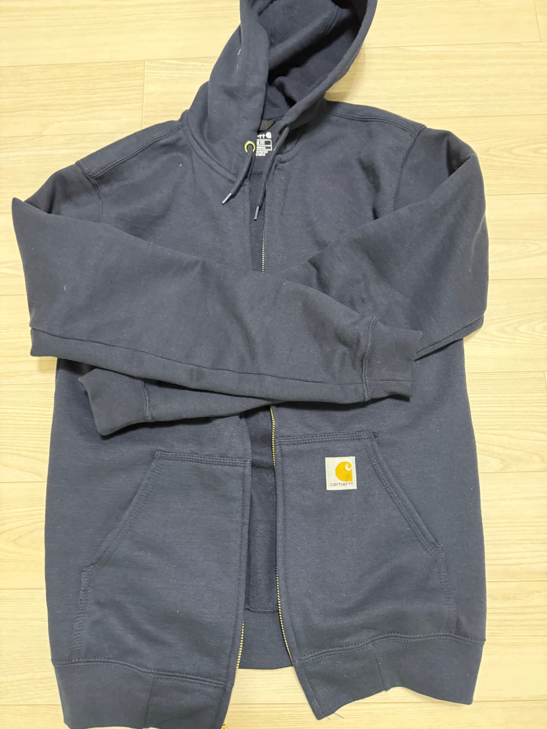 칼하트 후드집업 네이비  상품이미지2