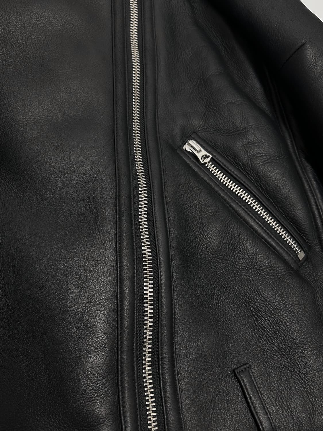 양털 시어링 가죽 무스탕 자켓 상품이미지6