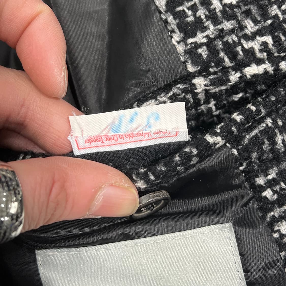 솔리드옴므 트위드 패디드 코트 s09817 상품이미지7