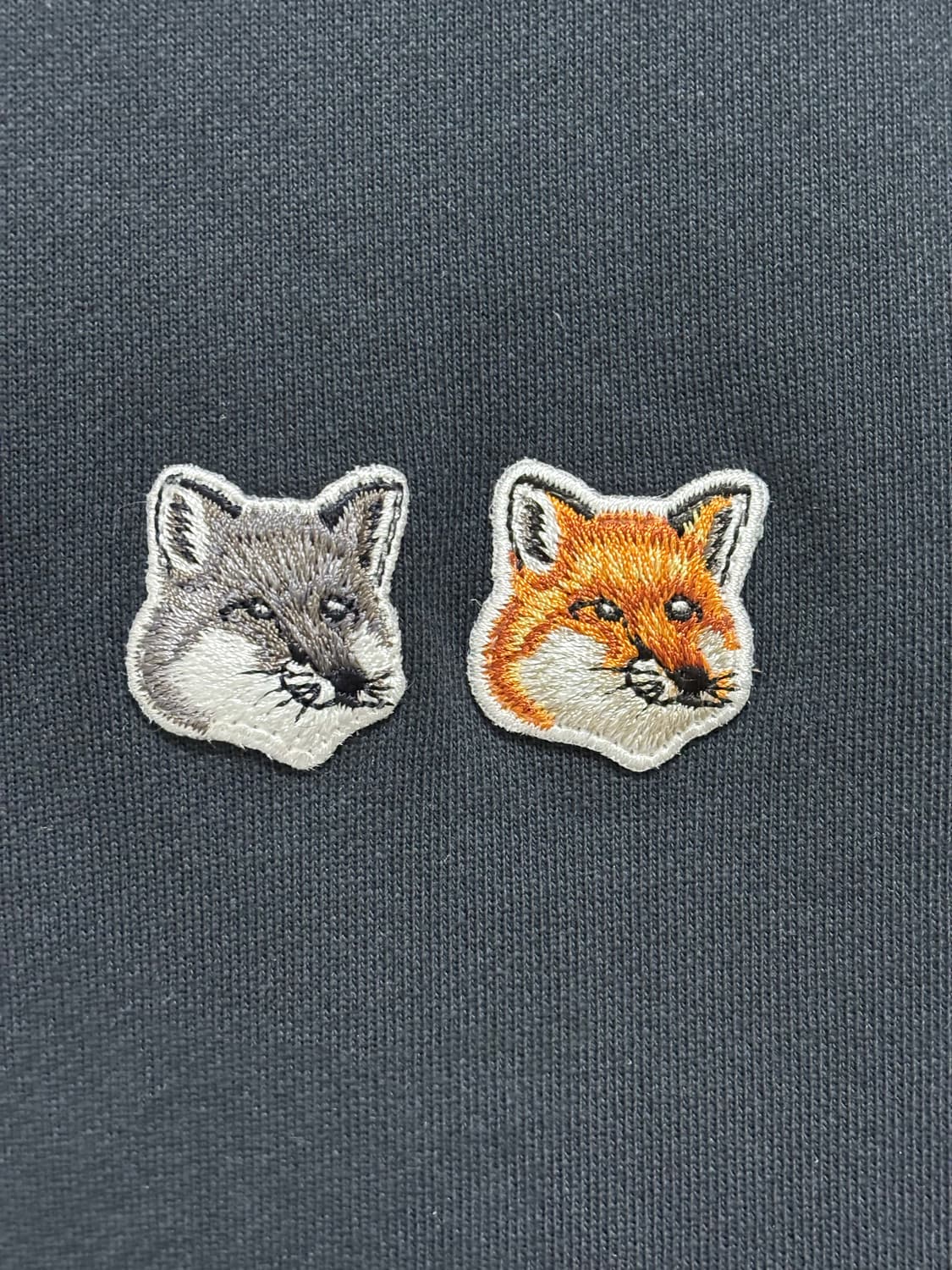 메종키츠네 신형 더블폭스 맨투맨XL/안트라사이트 상품이미지5