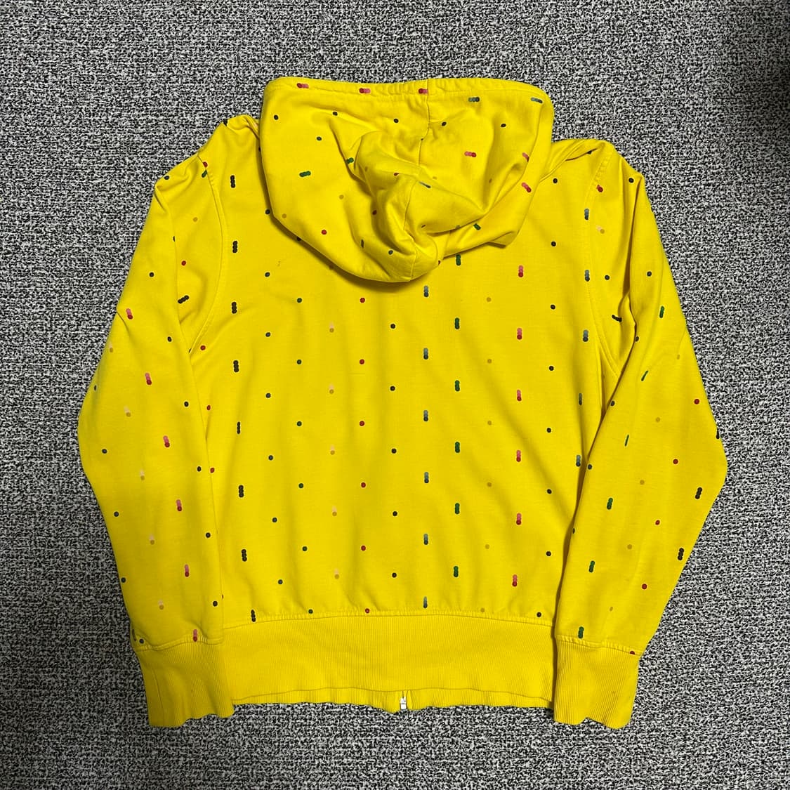 (S) 나이키 노랑색 도트 후드집업 상품이미지4