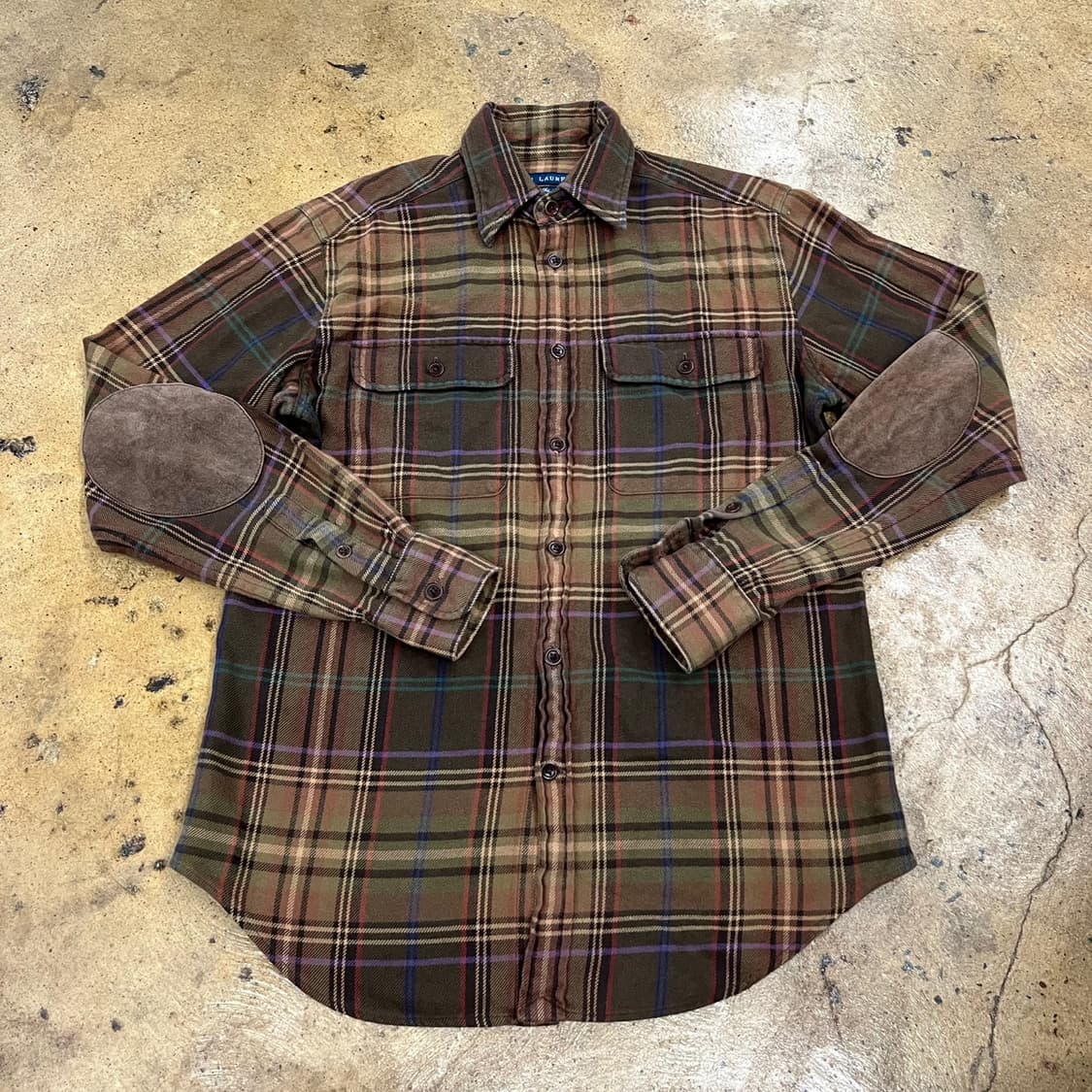 폴로 랄프로렌 브라운 체크 셔츠 상품이미지2