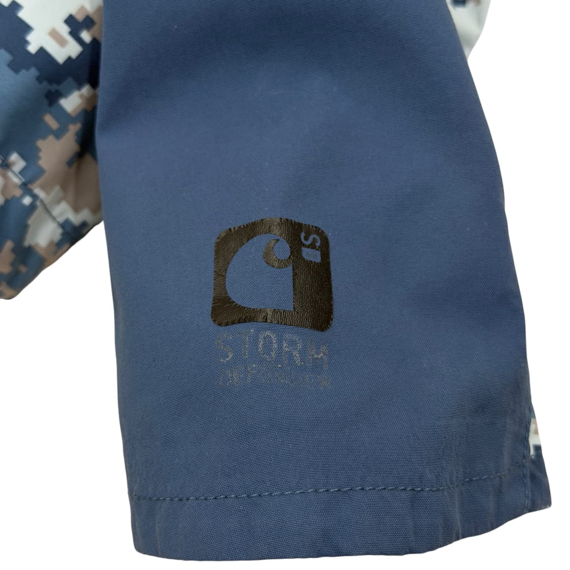 칼하트 빈티지 밀리터리 카모 스톰 윈드 브레이커 바람막이 자켓 블루 L 상품이미지5