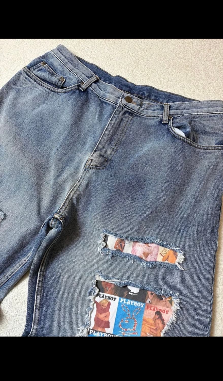 위켄더스 x 플레이보이 24ss 커버 데님 팬츠 PN7006 상품이미지3