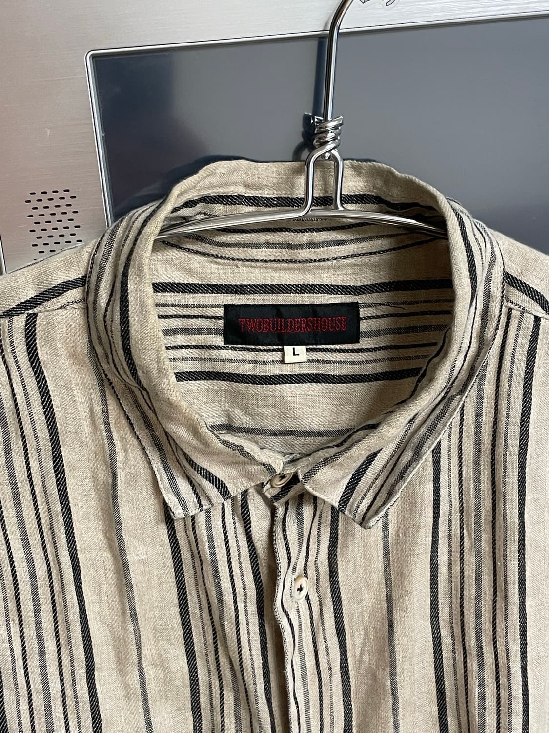 Twobulidershouse 투빌더스하우스 스트라이프 셔츠 L 상품이미지3