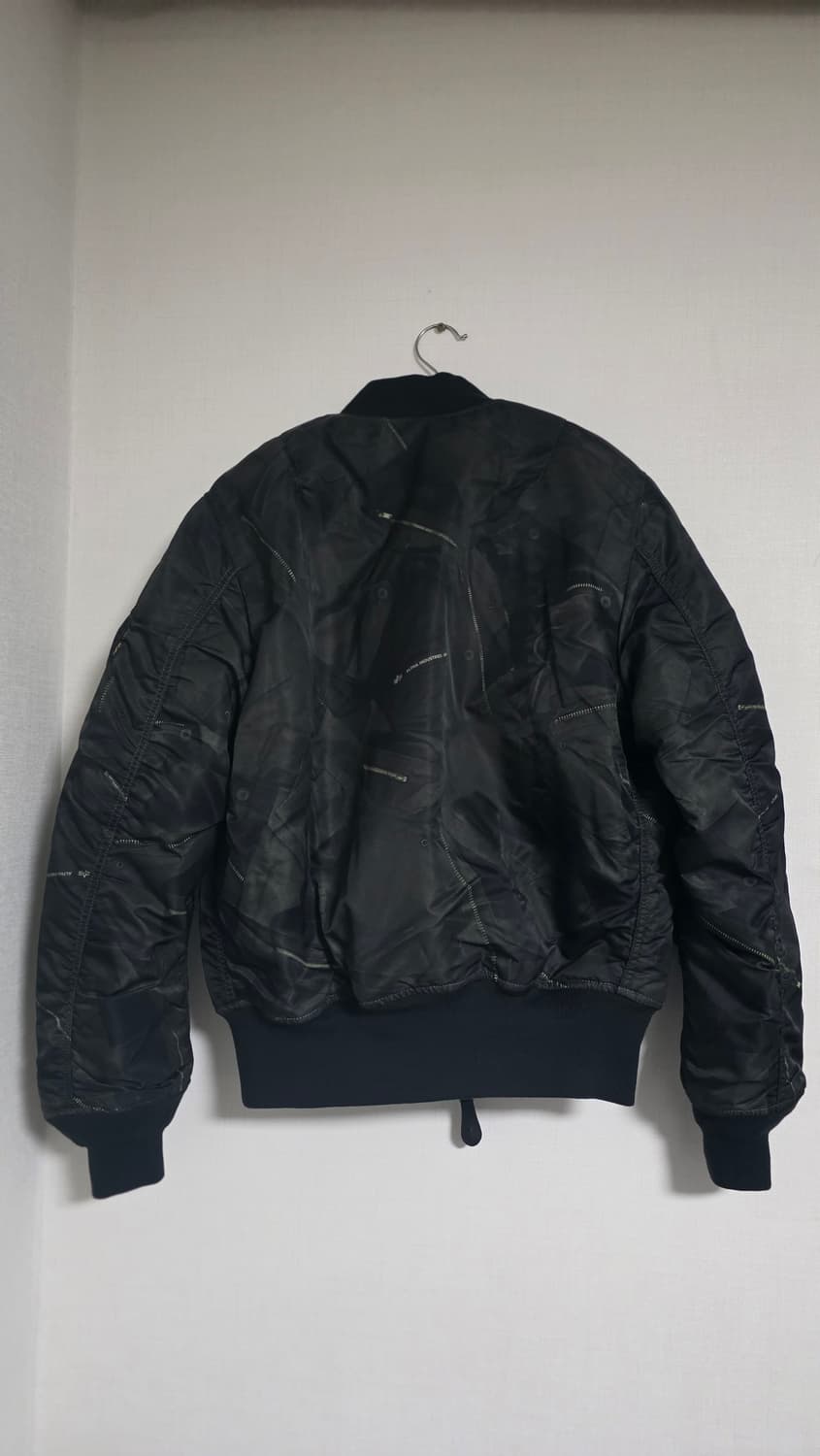 [M] 알파인더스트리 리버시블 Zippered print MA-1 상품이미지4
