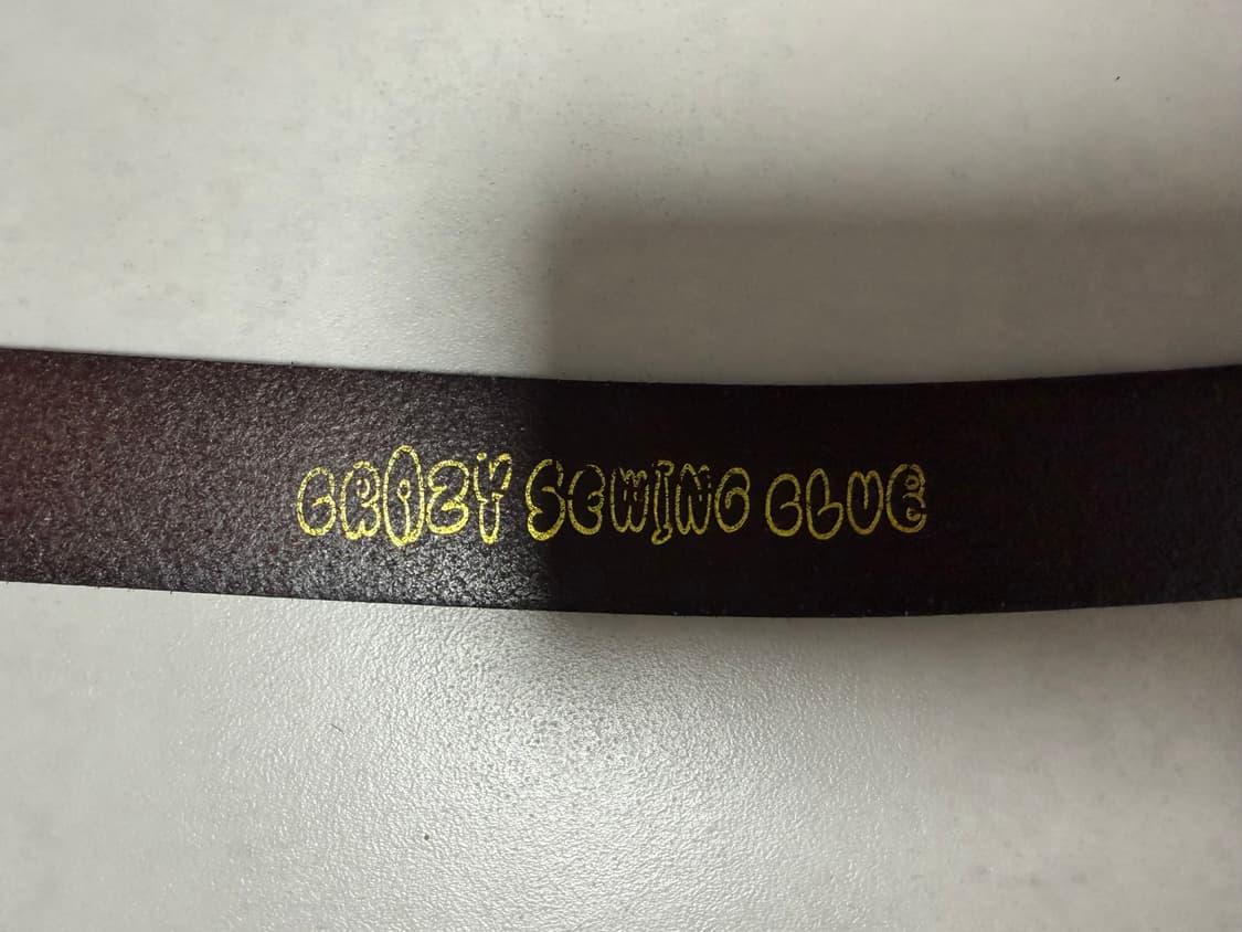 크레이지소잉클럽 히콕 벨트 브라운 상품이미지4