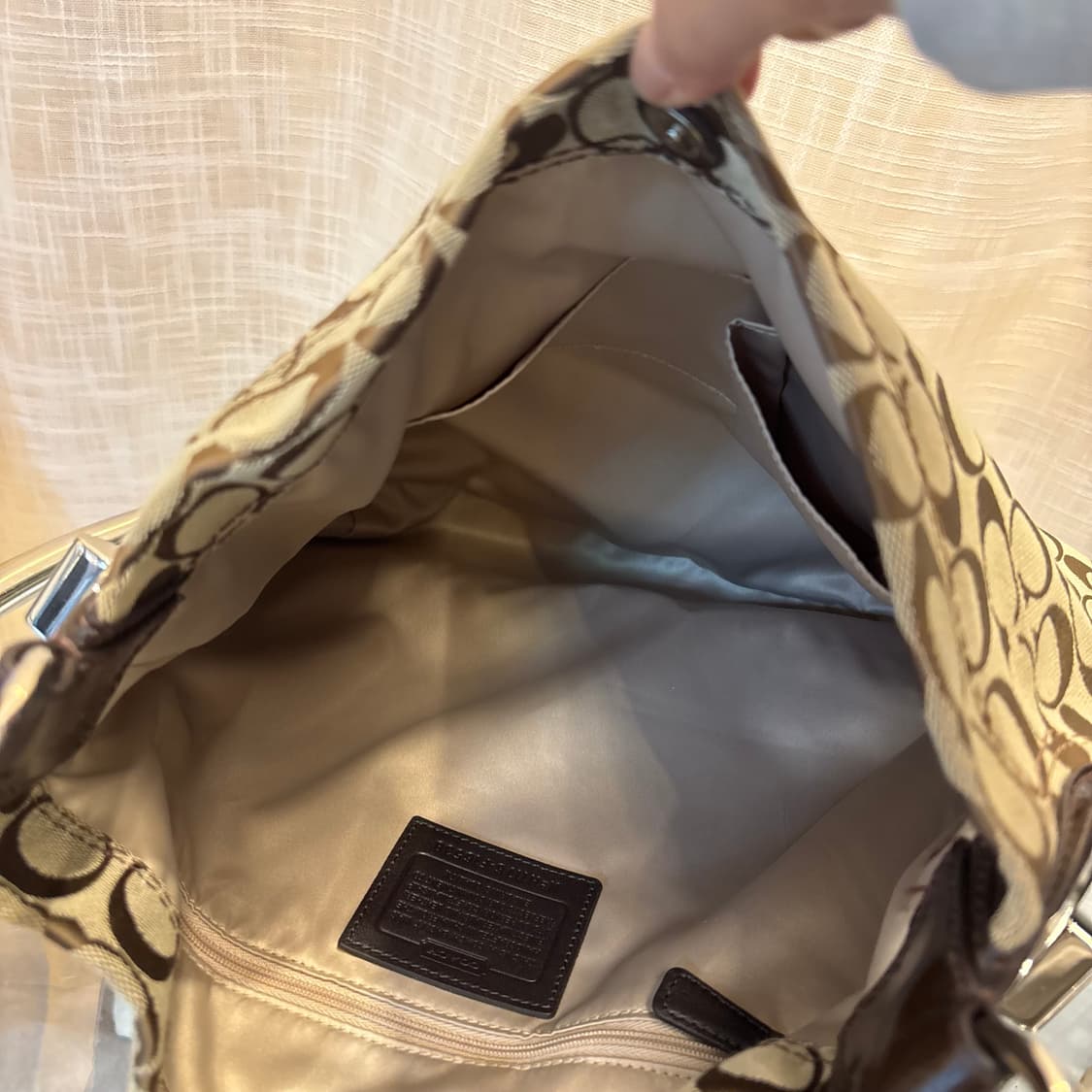 정품 코치 패브릭 토트 숄더백 상품이미지7