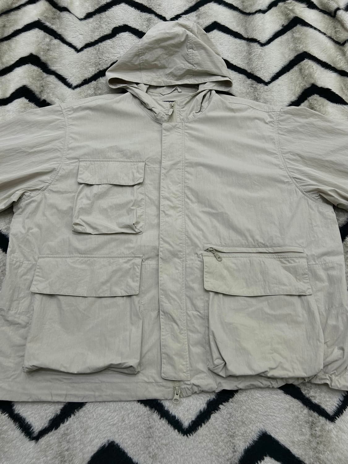 [XL]프리즘웍스 CN 유틸리티 나일론 파카/아이보리 상품이미지3