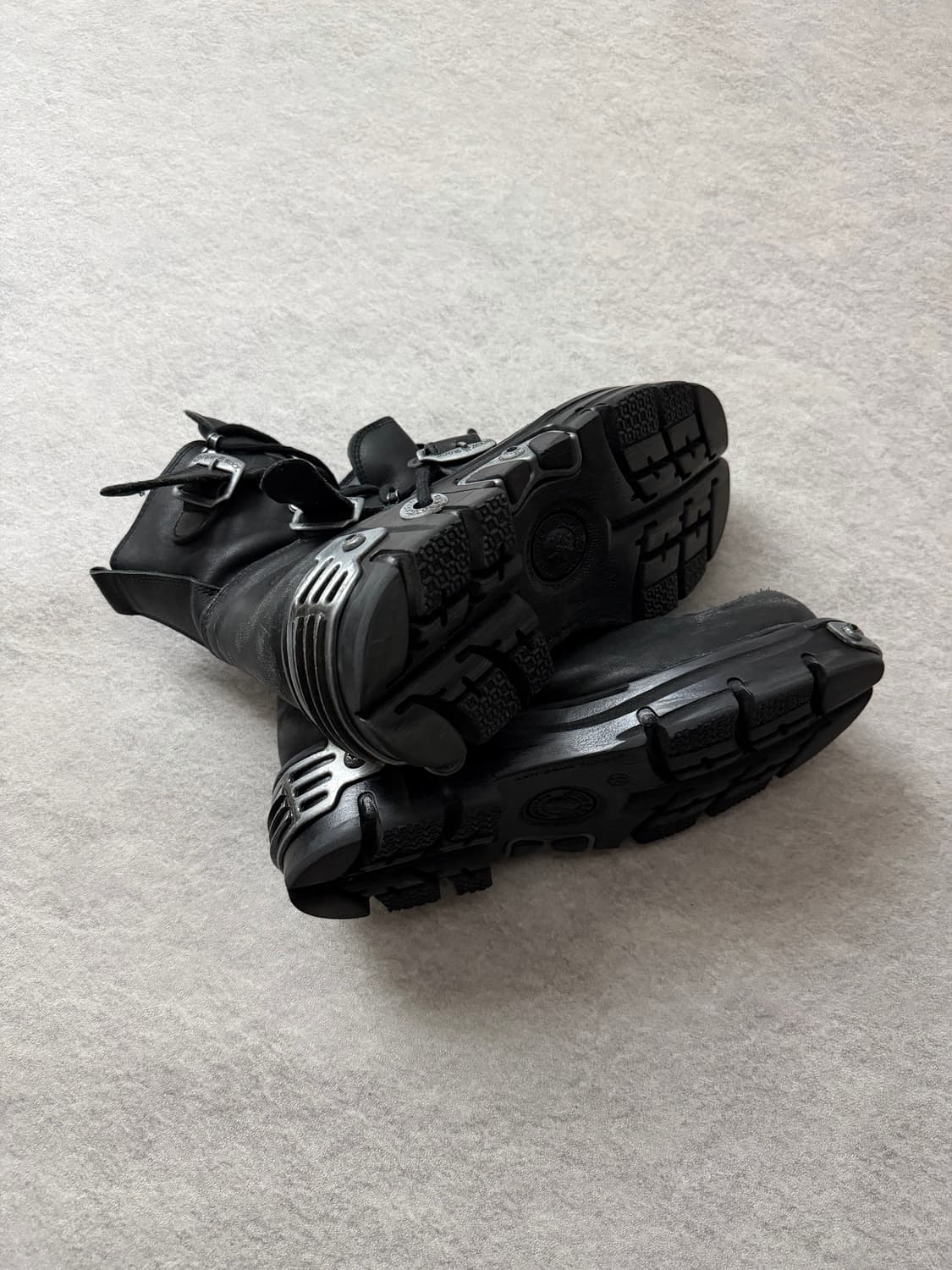 뉴락 메탈릭 하이탑부츠 상품이미지9