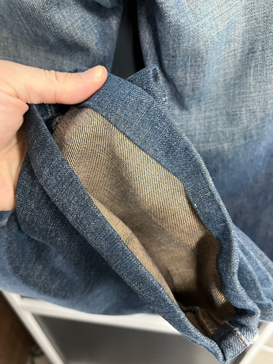 Japan Edwin 재팬 에드윈 진스 503 워싱 데님 팬츠 상품이미지7