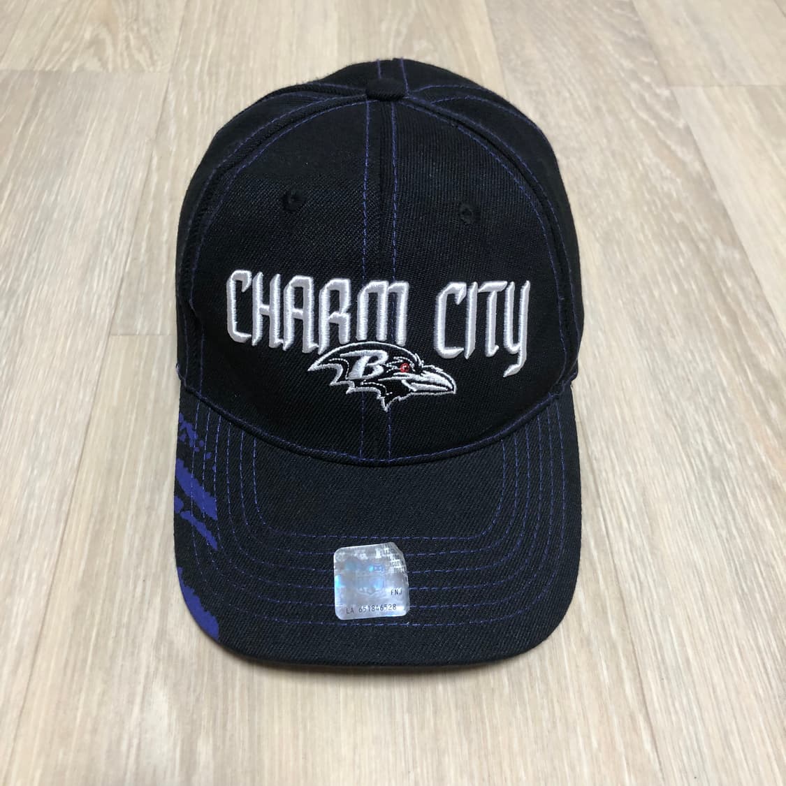 (ONE SIZE) 90's NFL 볼티모어 레이븐스 스냅백 볼캡 대드캡 상품이미지1