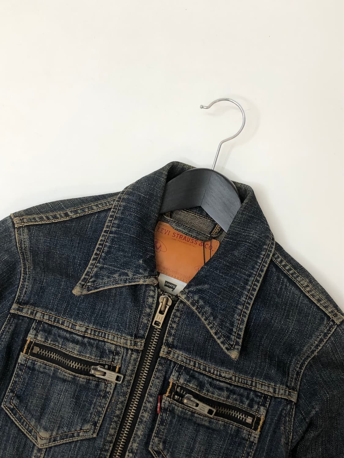 Levi's 리바이스 세미 크롭 데님 자켓 상품이미지1