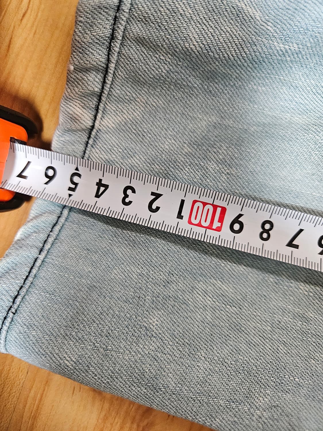 아메리칸 로빈스진 데님 연 청바지 상품이미지9