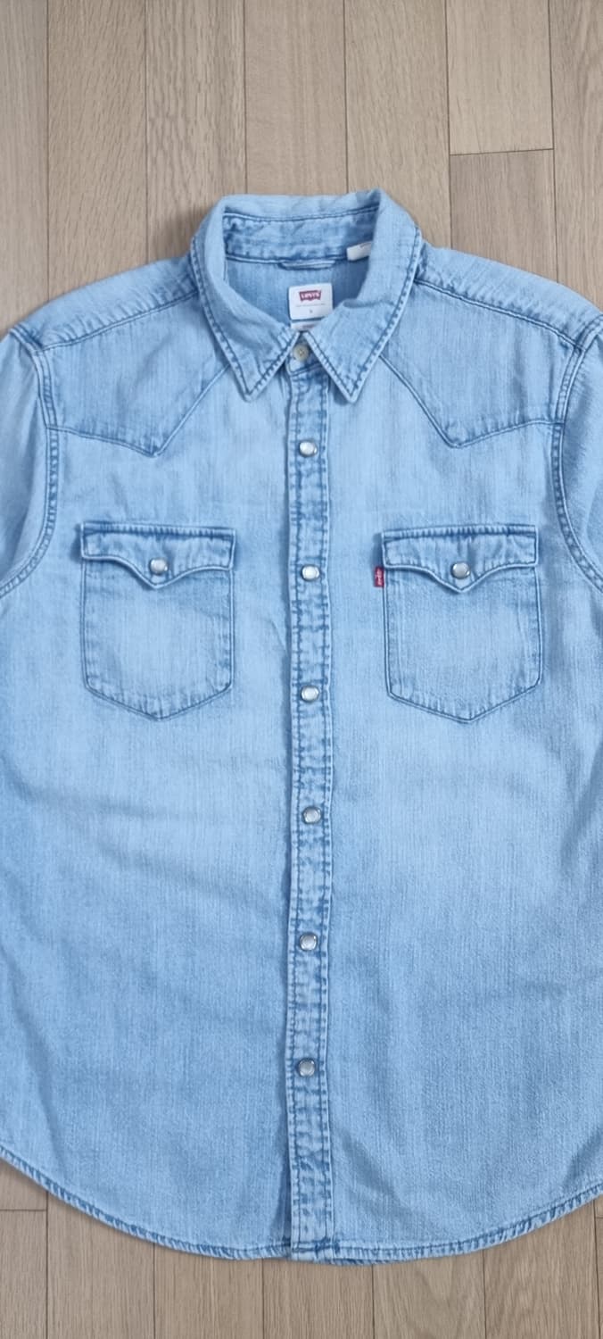 리바이스 바스토우 연청 데님 셔츠 S _ 공용, 여성추천 상품이미지2