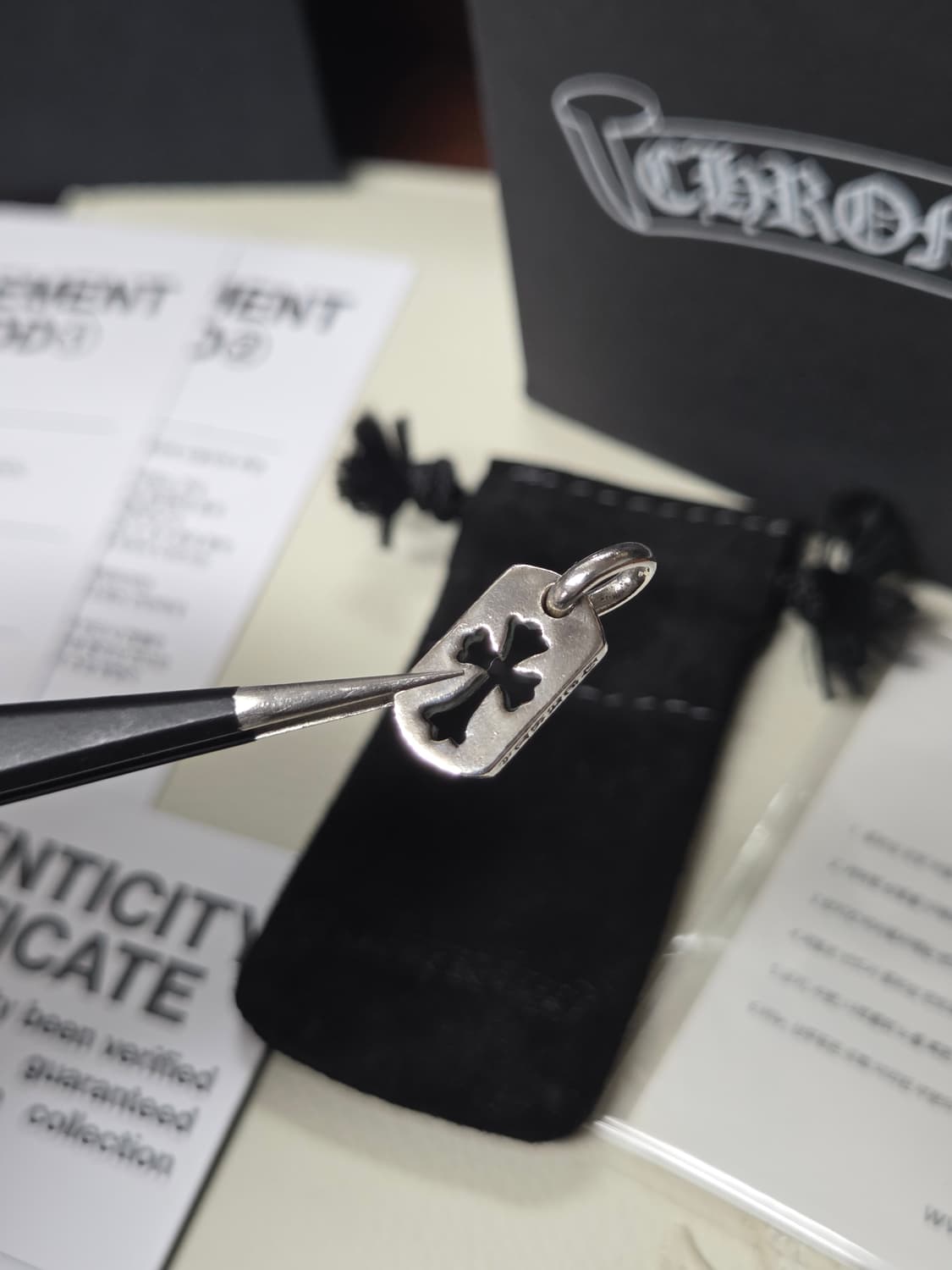 크롬하츠 도그택 펜던트 상품이미지6