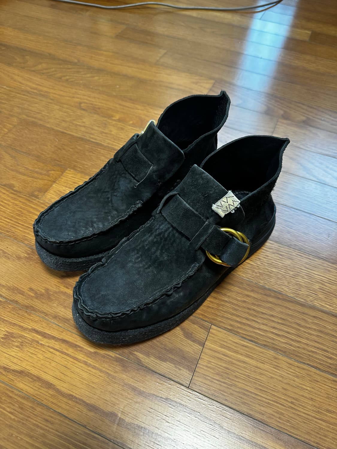 [10] Visvim Magoon Ring Moc Folk Black 상품이미지6