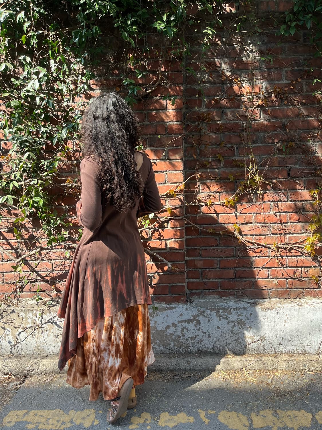 히피 타이다이 언발란스 원피스 상품이미지5