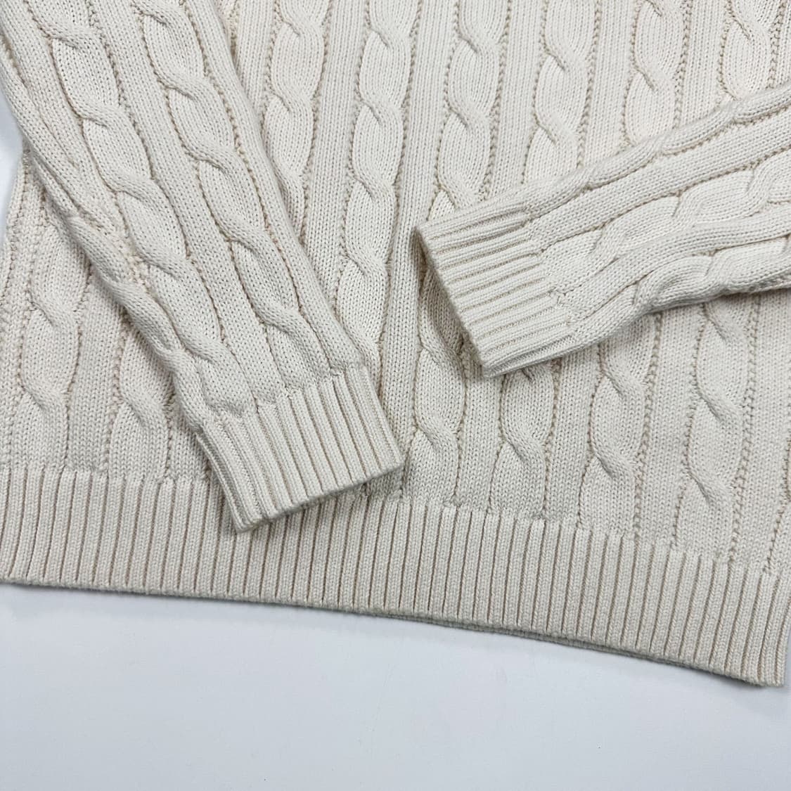 폴로 랄프로렌 RL 아이보리 케이블 니트 (XXS 여성추천) 상품이미지4