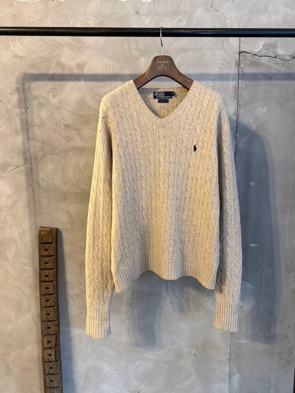 폴로 랄프로렌 램스울 케이블 니트 100 상품이미지10