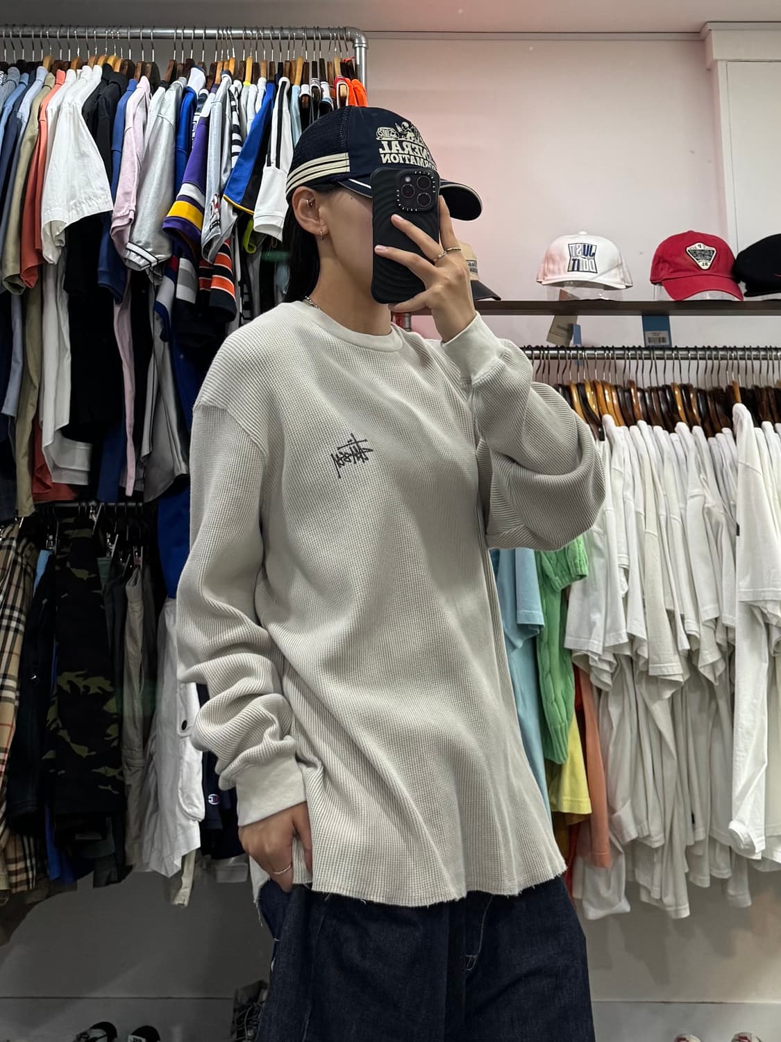 스투시 와플짜임 롱슬리브 상품이미지3
