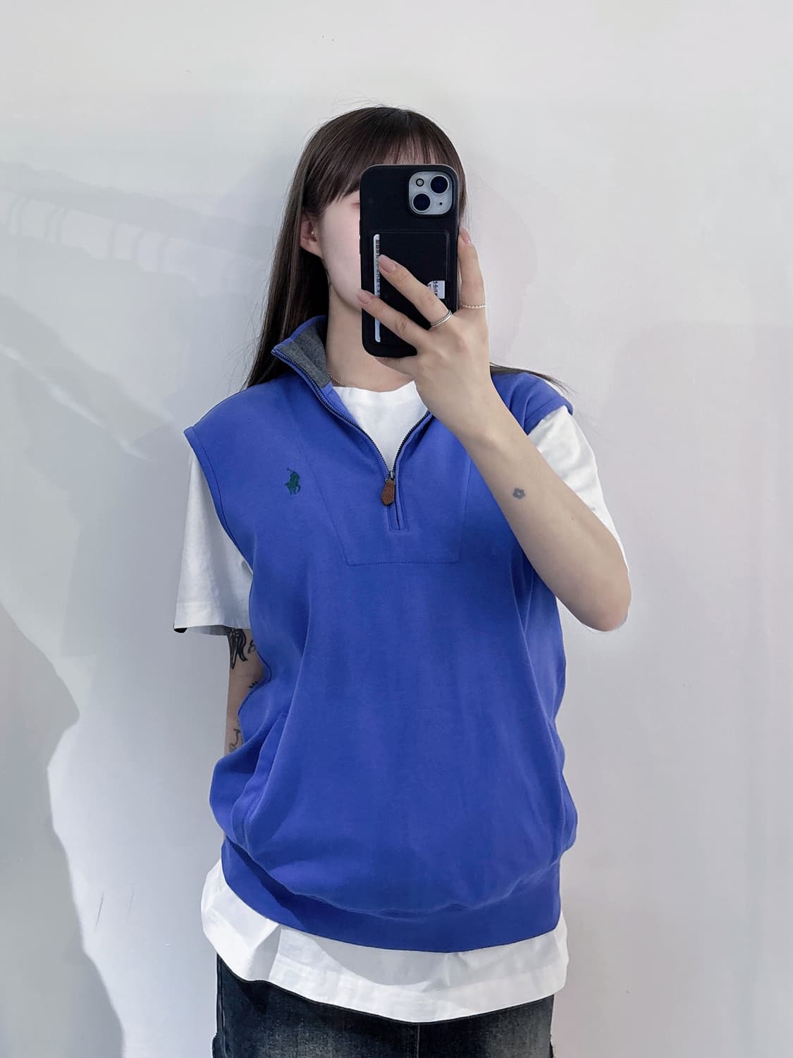 폴로랄프로렌 골프 그린포니 반집업 조끼 상품이미지1