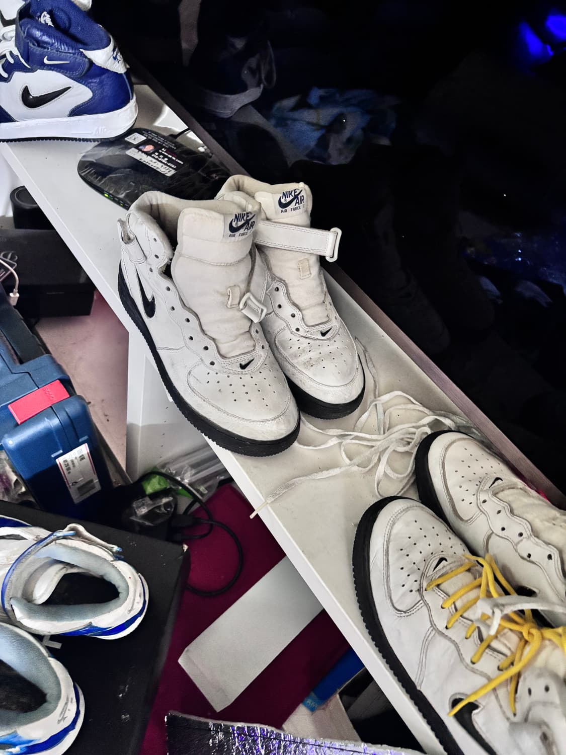 96년 나이키 에어포스1 미드 검정완창 265 상품이미지3