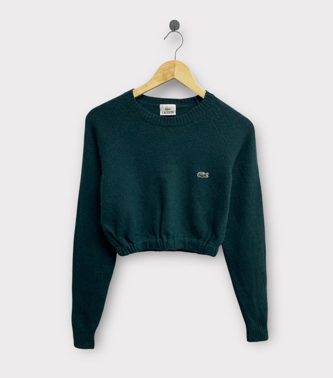 라코스테 여성 크롭 니트 M  상품이미지1