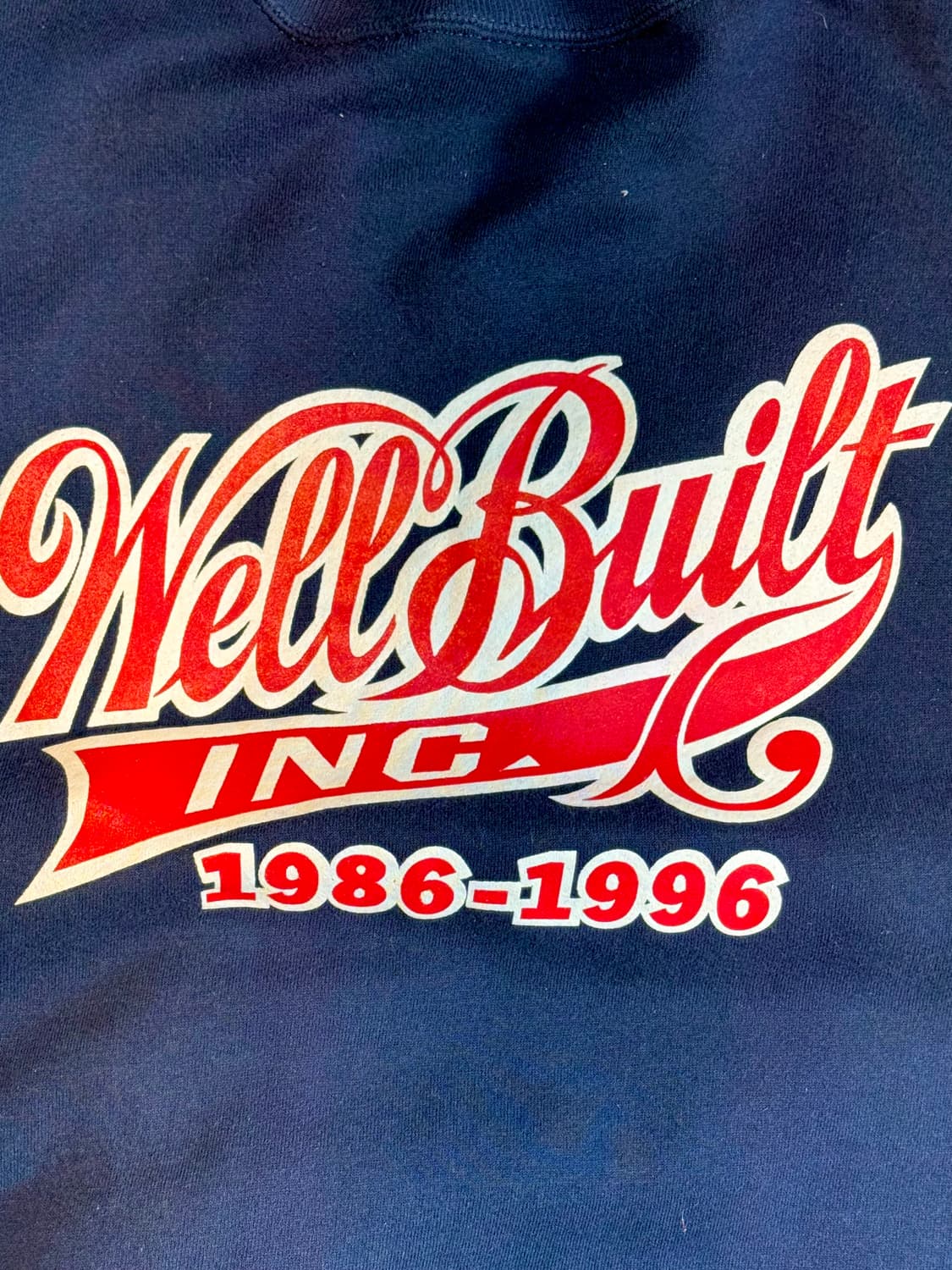 90s 러셀 Well built Inc 스웻셔츠 상품이미지5