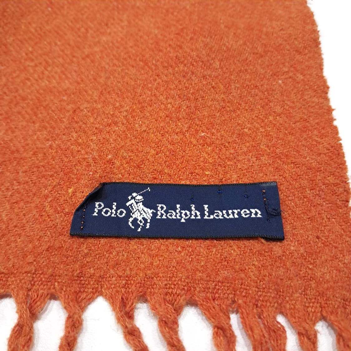 MX611 폴로 00s 울 멀티스트라이프 오렌지 머플러 목도리 상품이미지5