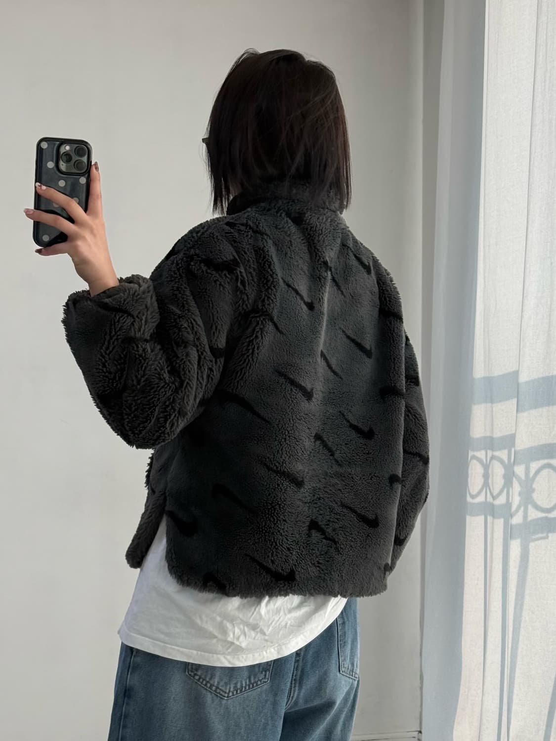 나이키 스우시 플리스 퍼 자켓 상품이미지4