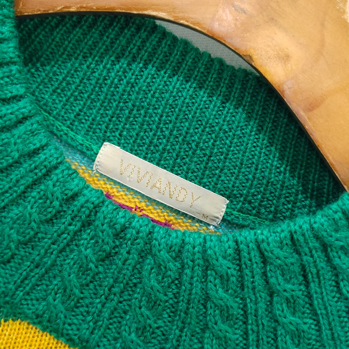 JAPAN 90s VIVIANDY 빈티지 니트 스웨터- 우먼M 상품이미지7