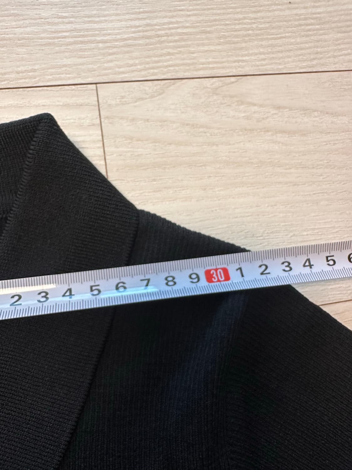 준지여성 juu.j 블랙집업 가디건 36 새상품 상품이미지3