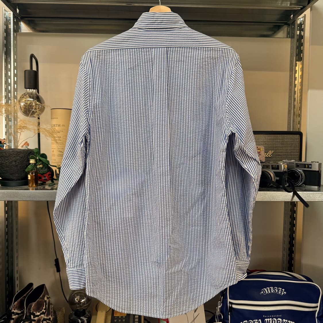 브룩스브라더스 시어서커 셔츠 S 상품이미지5