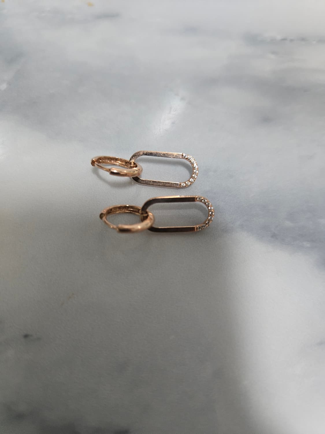 금값처분) 14k 로즈골드 클립 귀걸이  상품이미지5