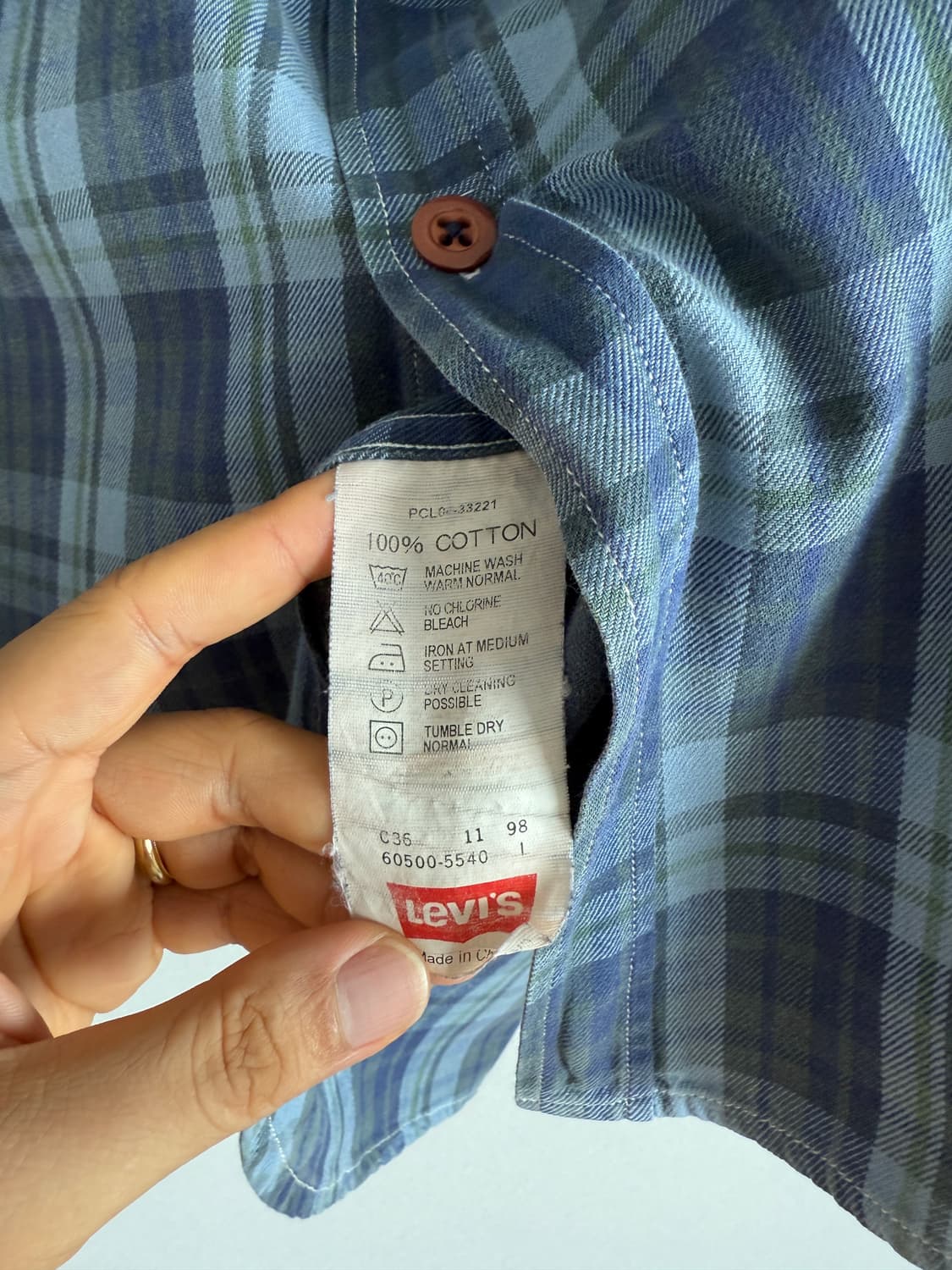 올드 리바이스(Levi's) 체크 워크셔츠 상품이미지8