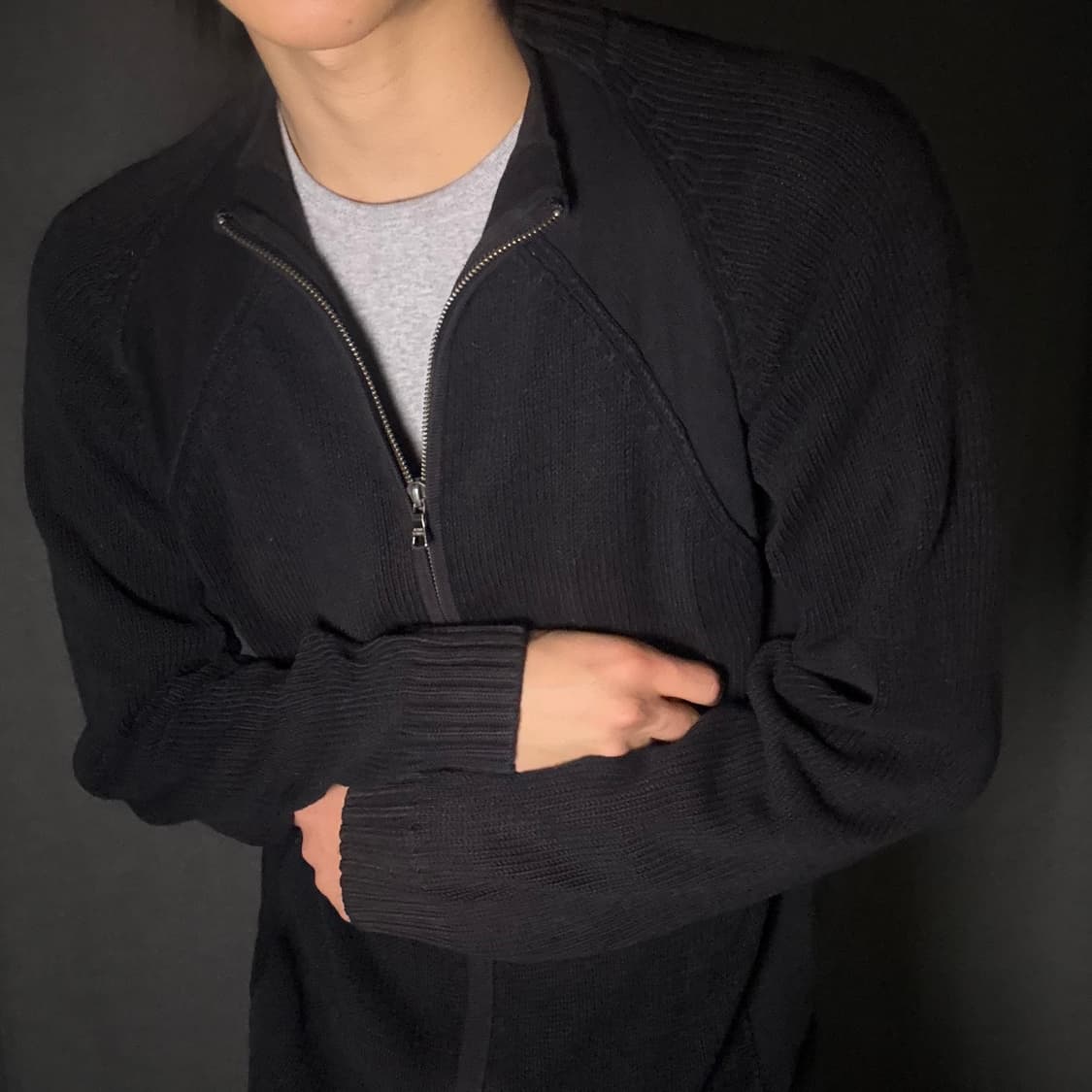 armani zipup black 상품이미지6