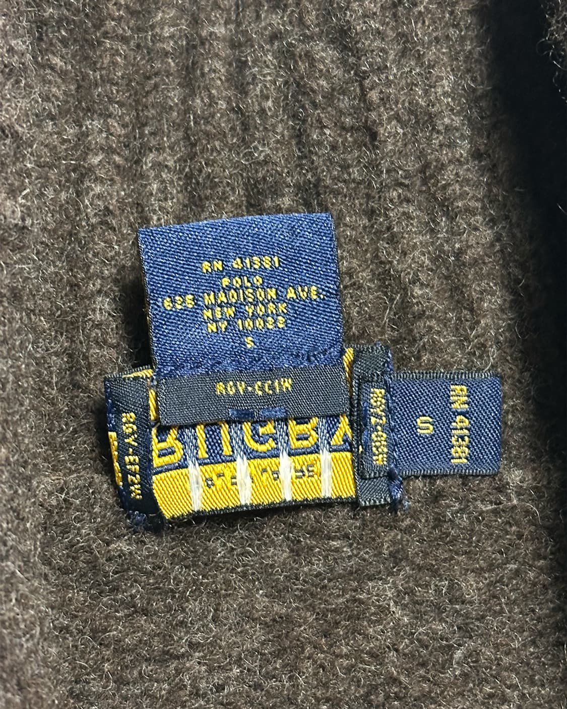 랄프로렌 럭비 숄카라 니트 가디건 상품이미지4