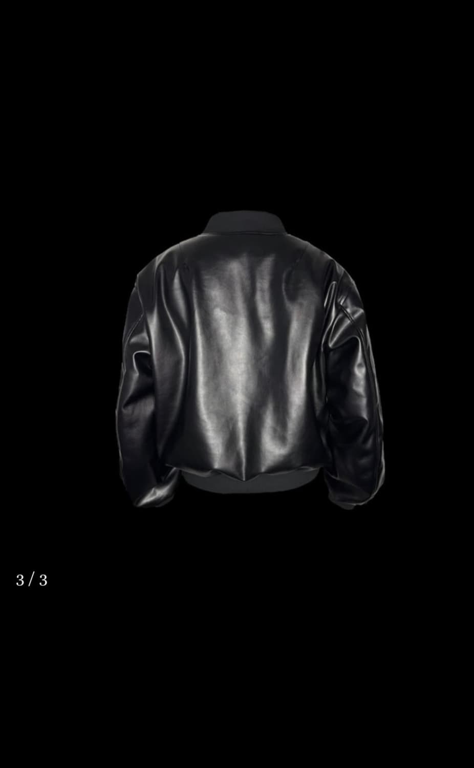 에모스탠스클럽 레더 봄버 자켓 상품이미지3