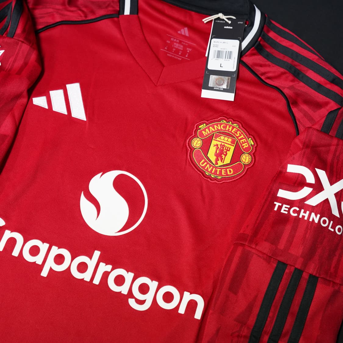 [국내 L][긴팔] 25/26 맨유 브루노 페르난데스 홈 유니폼 상품이미지4