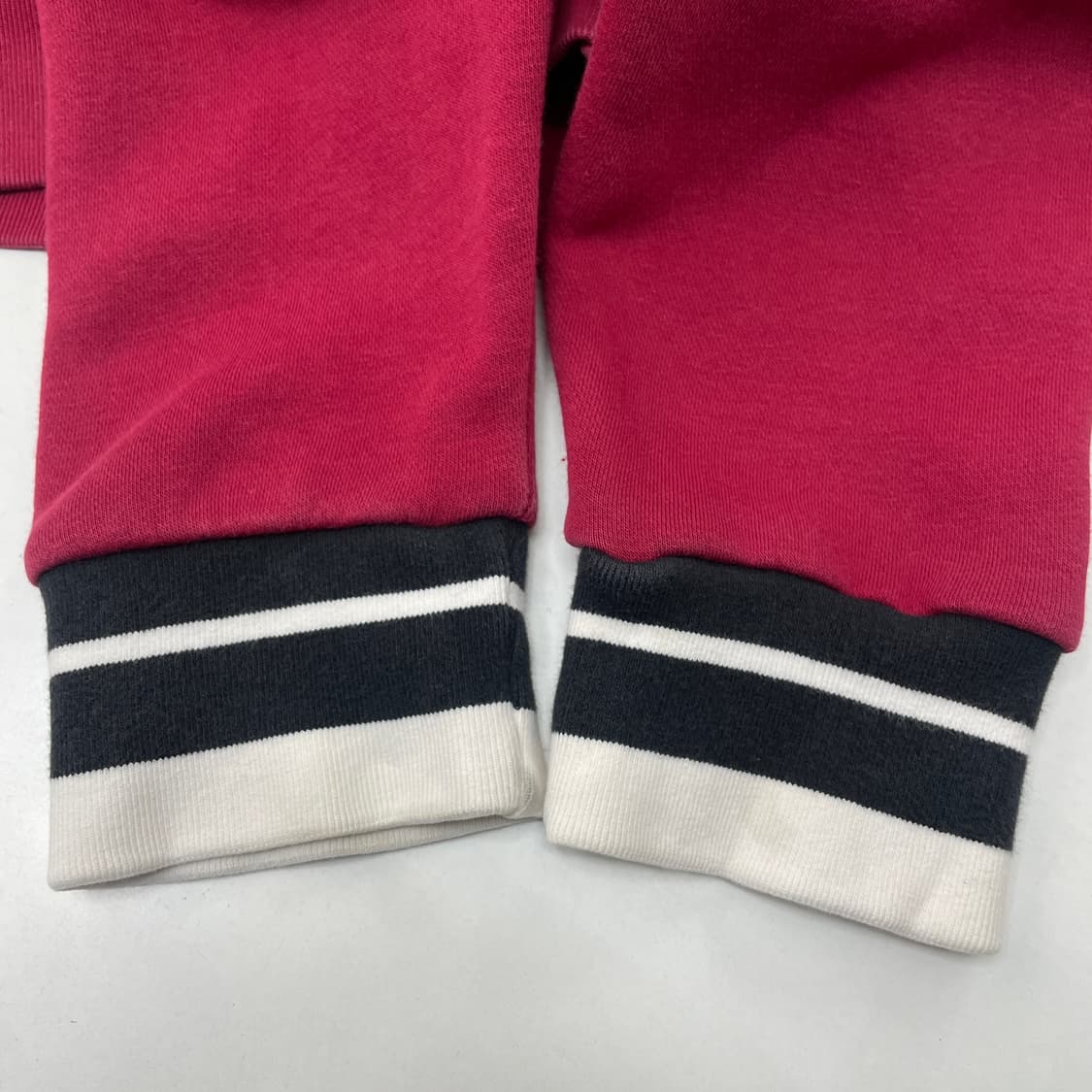 리복 빈티지 기모 후드집업 버건디 M 상품이미지3