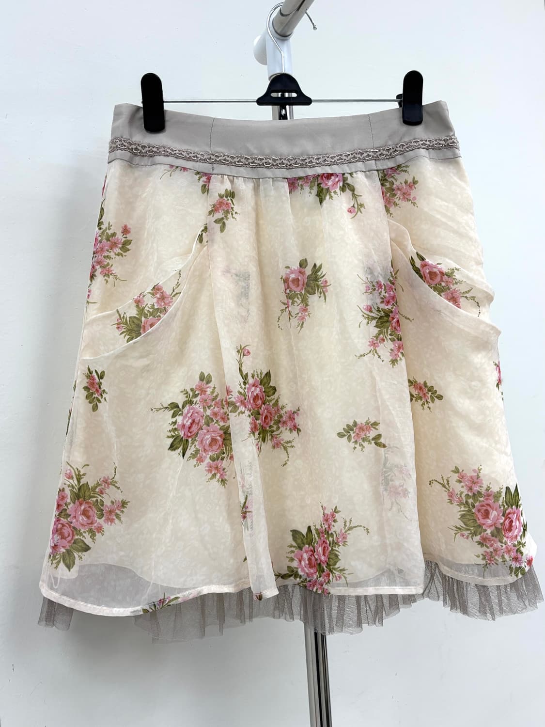 빈티지 플로럴 스커트 상품이미지4