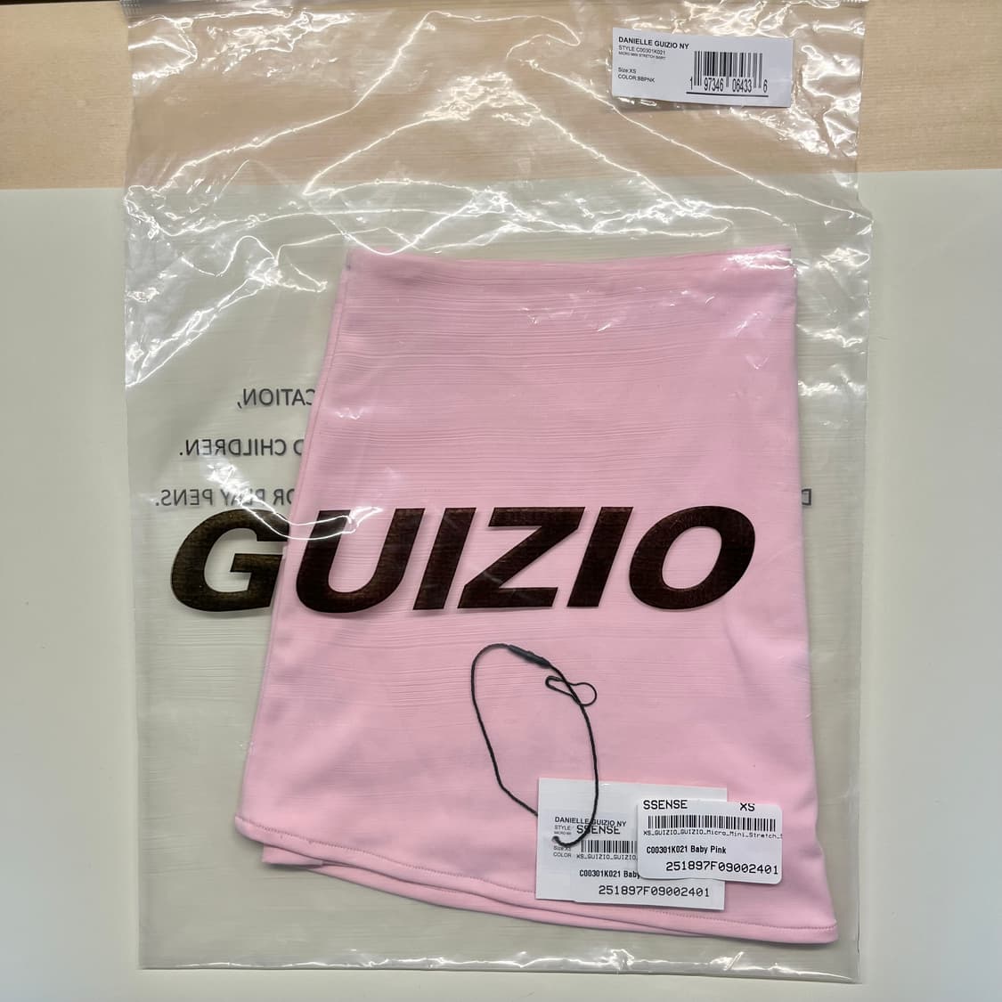 Guizio 귀조 마이크로 미니 스커트 핑크 xs 상품이미지7