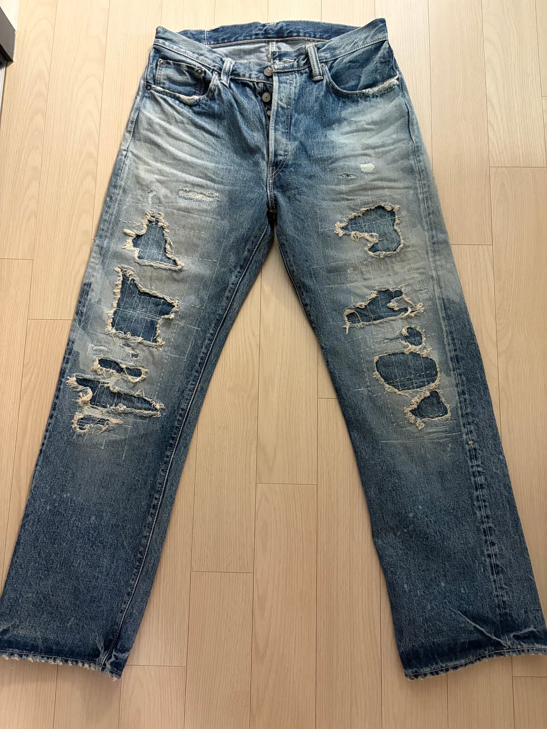 [새제품, 34x31] 슈가케인 1947 리메이크 진 SC41947SR 상품이미지1