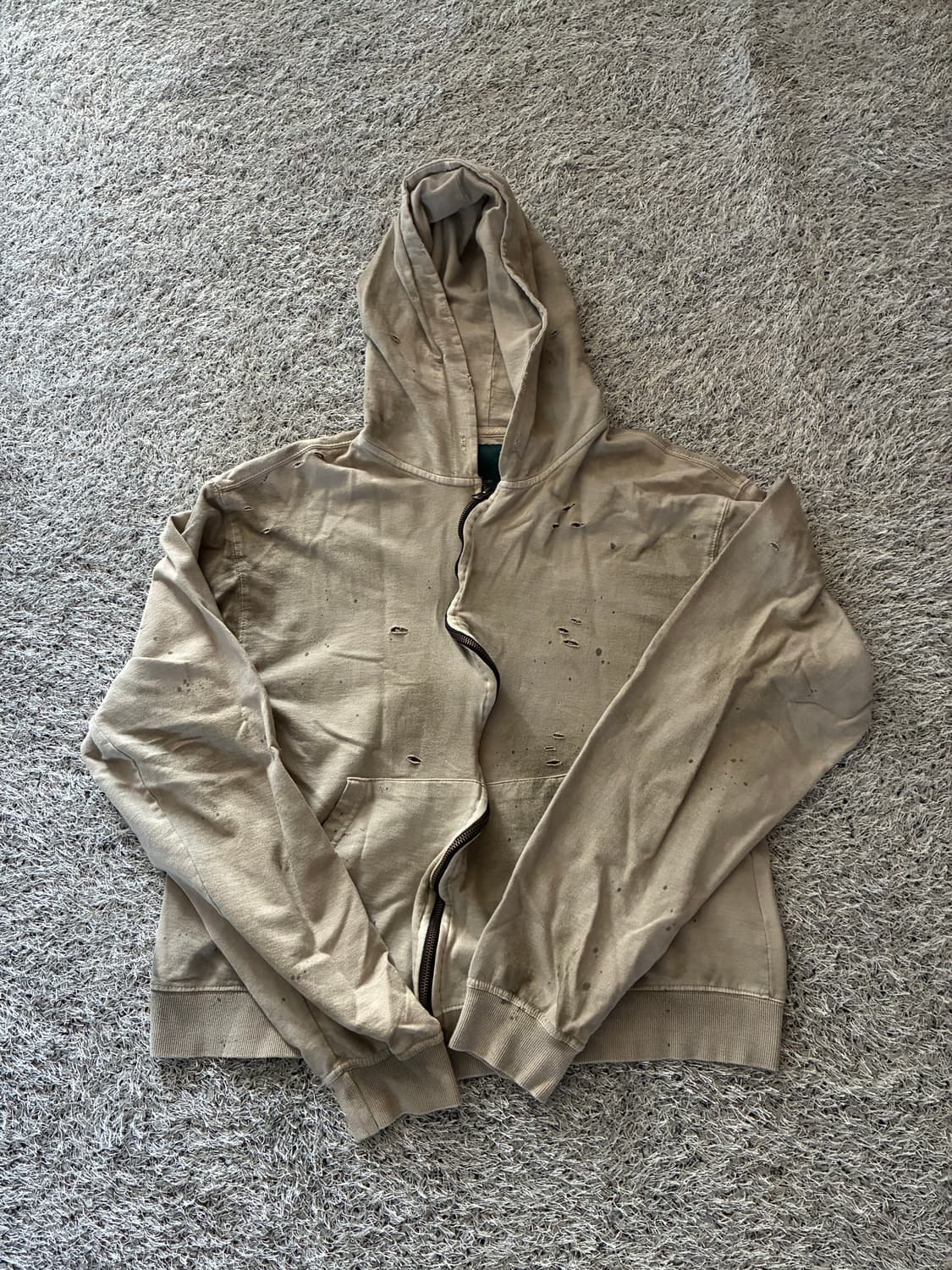 언더마이카 빈티지 워싱 후드집업 1 상품이미지1