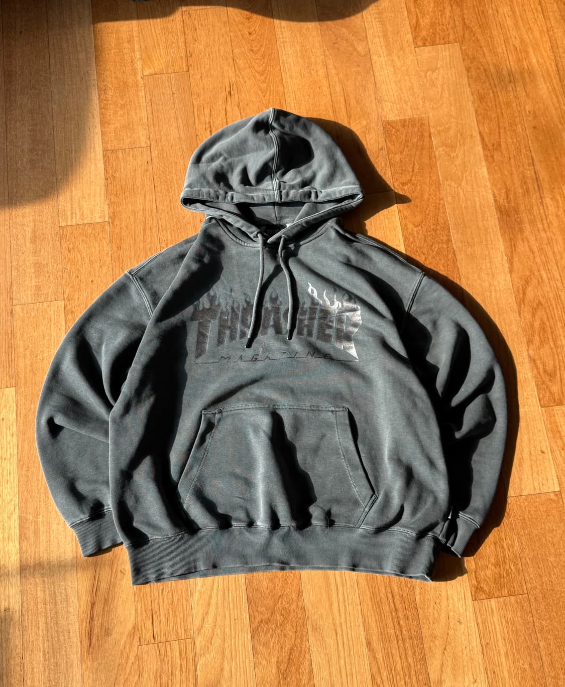 Thrasher Pigment Dyed Flame Hoodie 상품이미지1