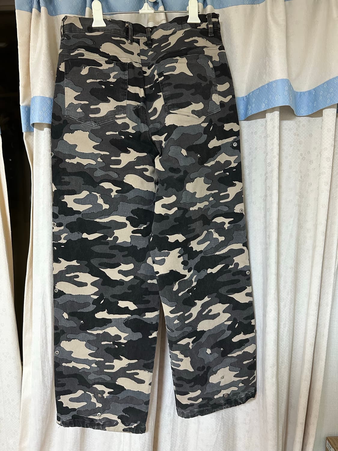 9999아카이브 카모 더블니 팬츠 xl 상품이미지4