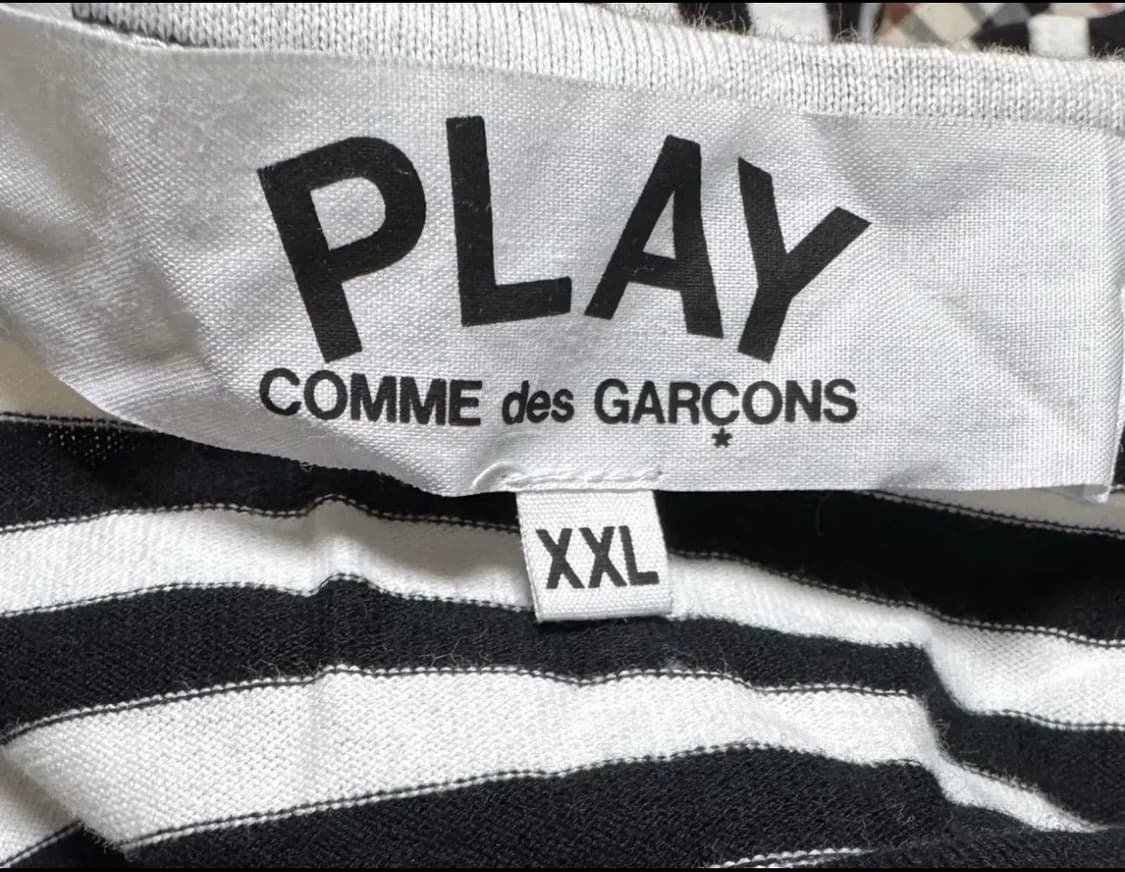 꼼데가르송 스트라이프 롱슬리브 xxL 상품이미지3