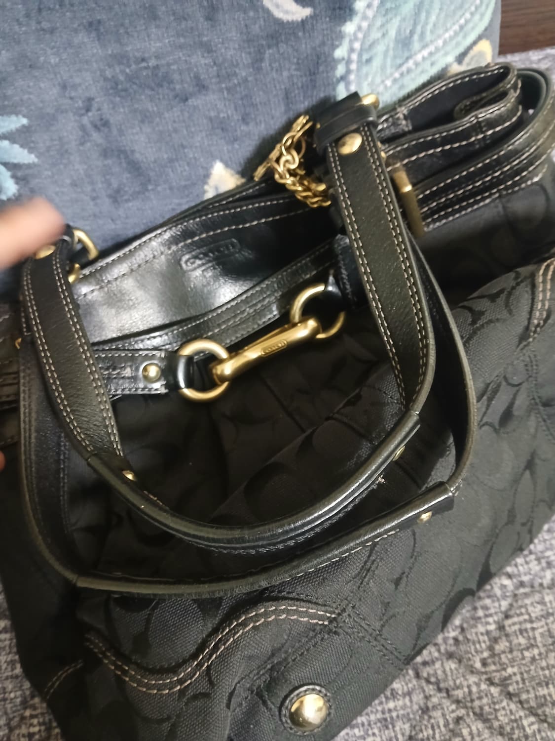 정품 코치 토트&숄더백 상태 좋음^^ 상품이미지4