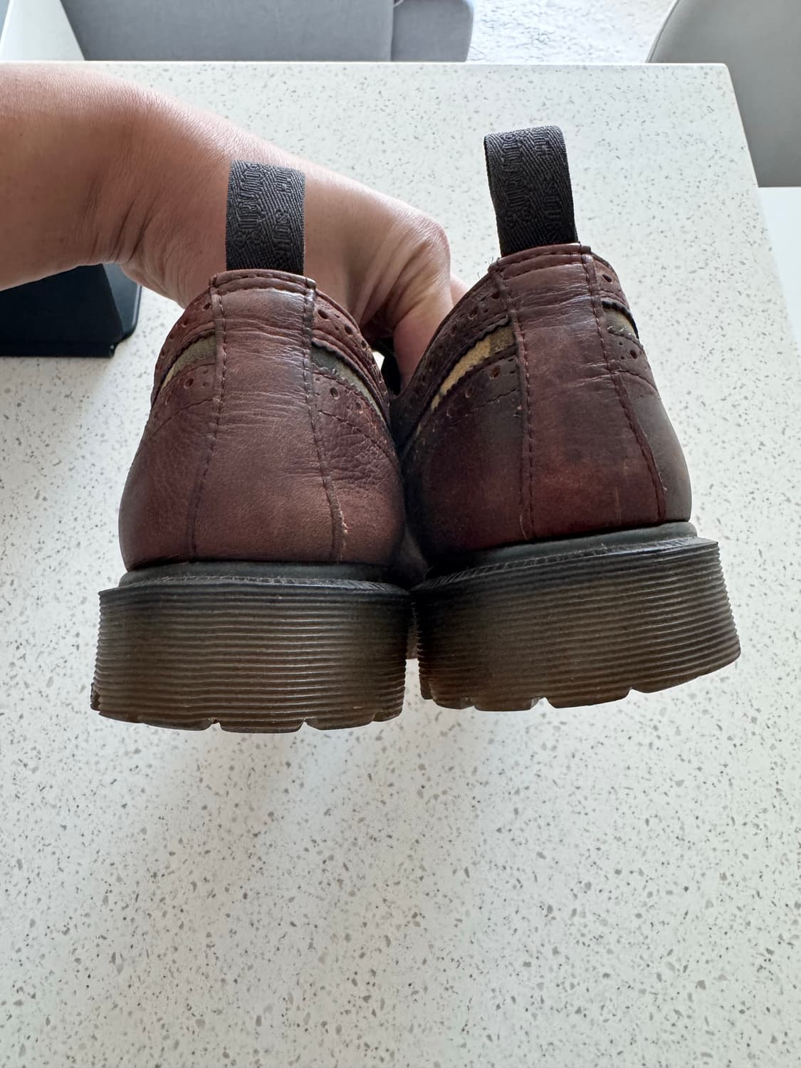 닥터마틴 카모 브라운 윙팁 uk9 280 상품이미지7